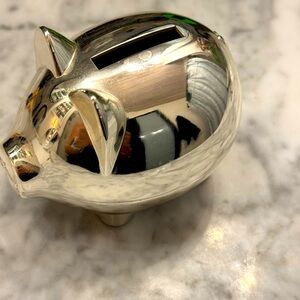Silver Plated Hallmark Baby’s First Piggy Bank